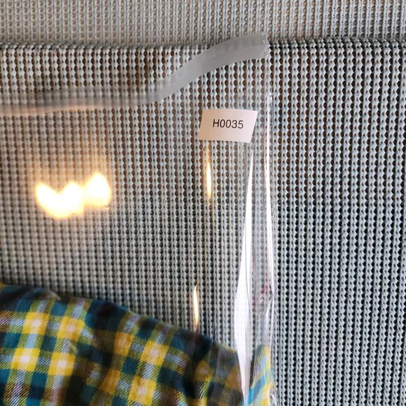 Duluth Trading Co Men's Small Green Yellow Plaid Cotton Poly Button Up Shirt - Picture 6 of 6